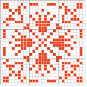 Schema punto croce Caleidoscopio
