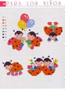 Schema punto croce Coccinelle Baby1