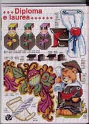 Schema punto croce Diploma Laurea