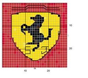 Schema punto croce Ferrari