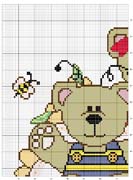 Schema punto croce Orsetto1