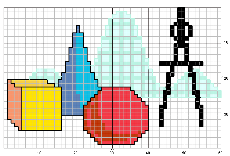 Schema punto croce Geometria