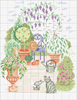 Schema punto croce Gatto-giardino