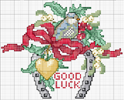 Schema punto croce Good-luck