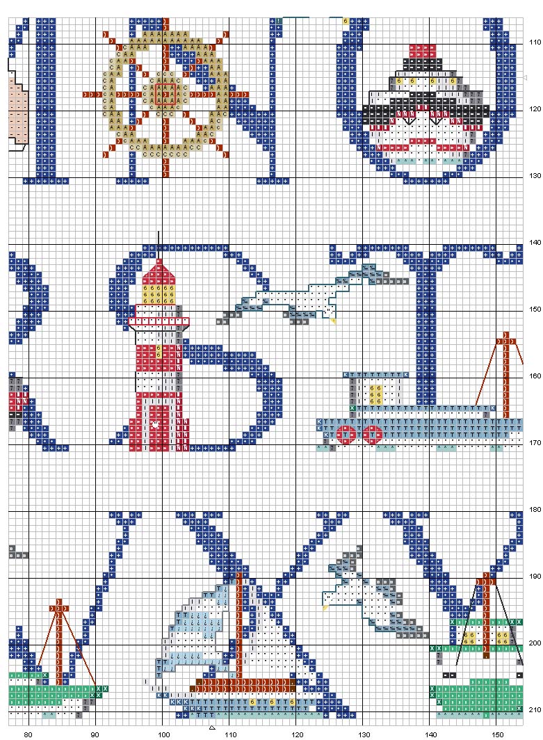 Schema punto croce A2