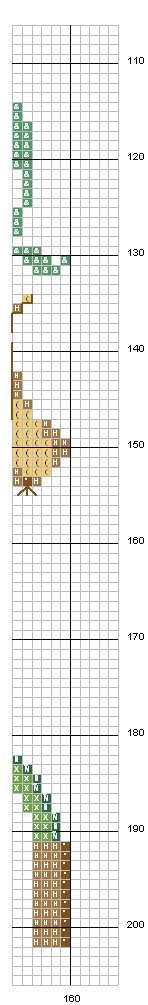 Schema punto croce Alfa bambina10