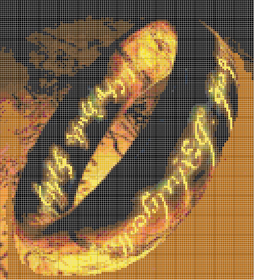 Schema punto croce Anelmlo