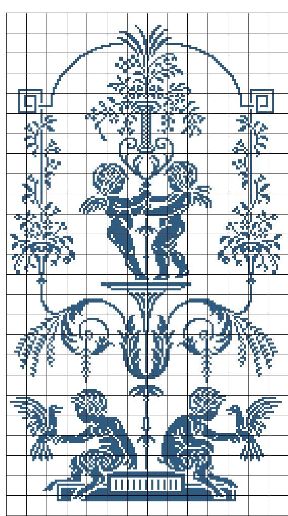 Schema punto croce Angelo4