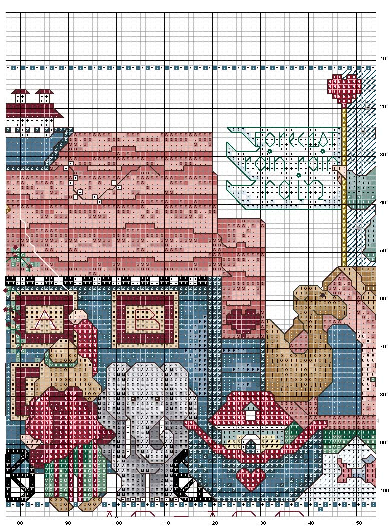 Schema punto croce Arca3