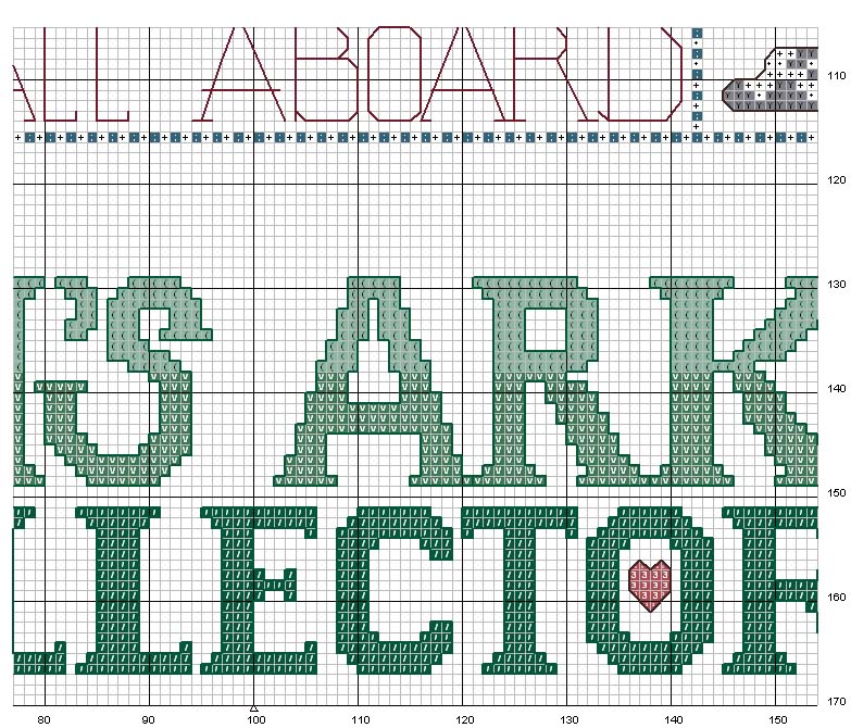 Schema punto croce Arca6