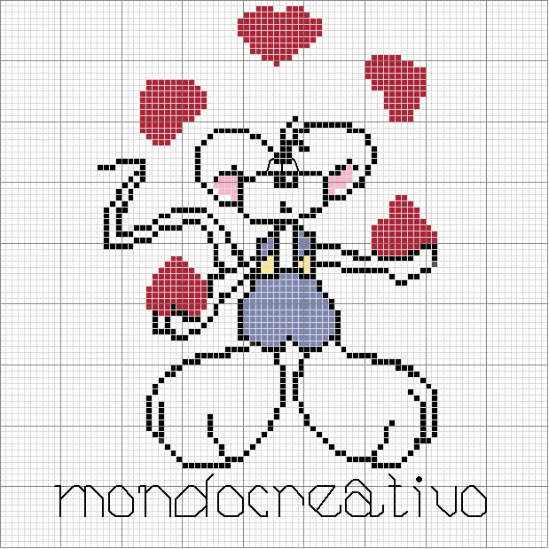 Schema punto croce Didll2