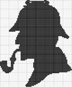 Schema punto croce Sherlock Holmes
