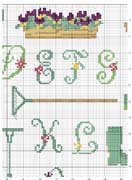 Schema punto croce Alfa Bambina9