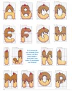 Schema punto croce Alfa Marrone1