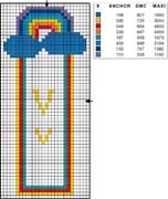 Schema punto croce Bebe04