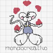 Schema punto croce Didll2