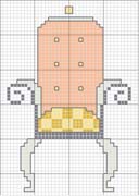 Schema punto croce Sedia1