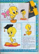 Schema punto croce Titty Laurea