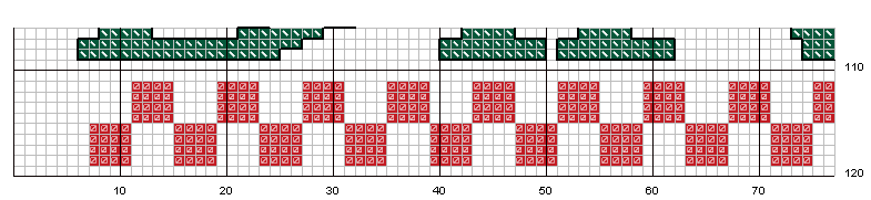 Schema punto croce Alfabeto bird 5