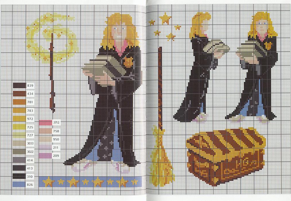 Schema punto croce Harry potter 7