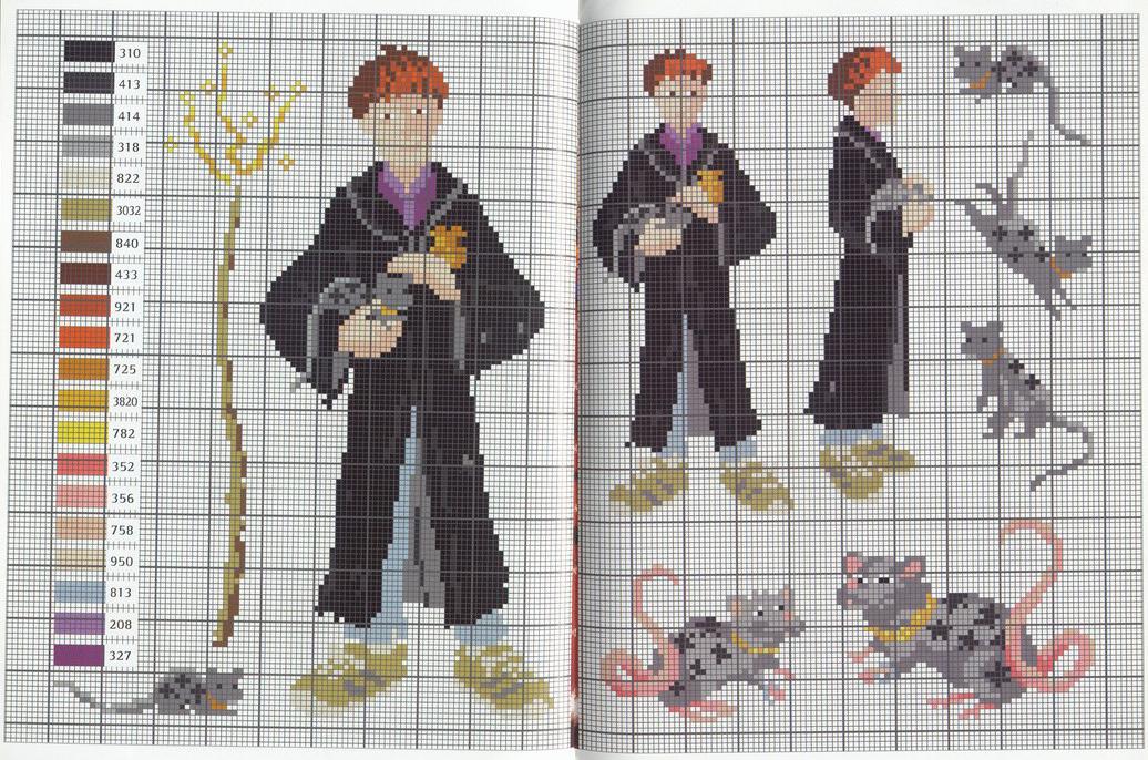 Schema punto croce Harry potter 8