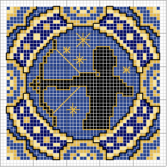 Schema punto croce Sagittario
