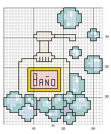 Schema punto croce Sapone liquido