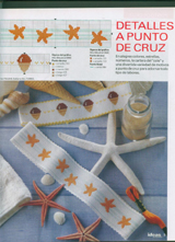 Schema punto croce bordino stelle