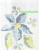 Schema punto croce fiorellino