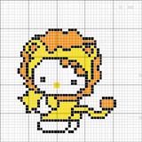 Schema punto croce leone