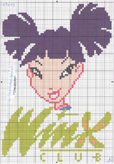 Schema punto croce Musa-2