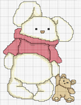 Schema punto croce orsettino