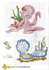 Schema punto croce piovra