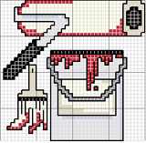 Schema punto croce pittura