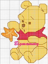 Schema punto croce pooh big