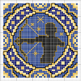 Schema punto croce sagittario