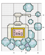 Schema punto croce sapone liquido