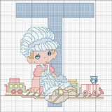 Schema punto croce t trenino