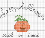 Schema punto croce zucca