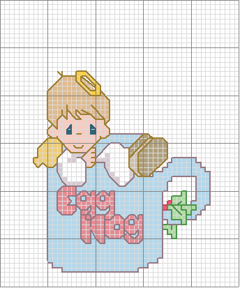 Schema punto croce Tazza