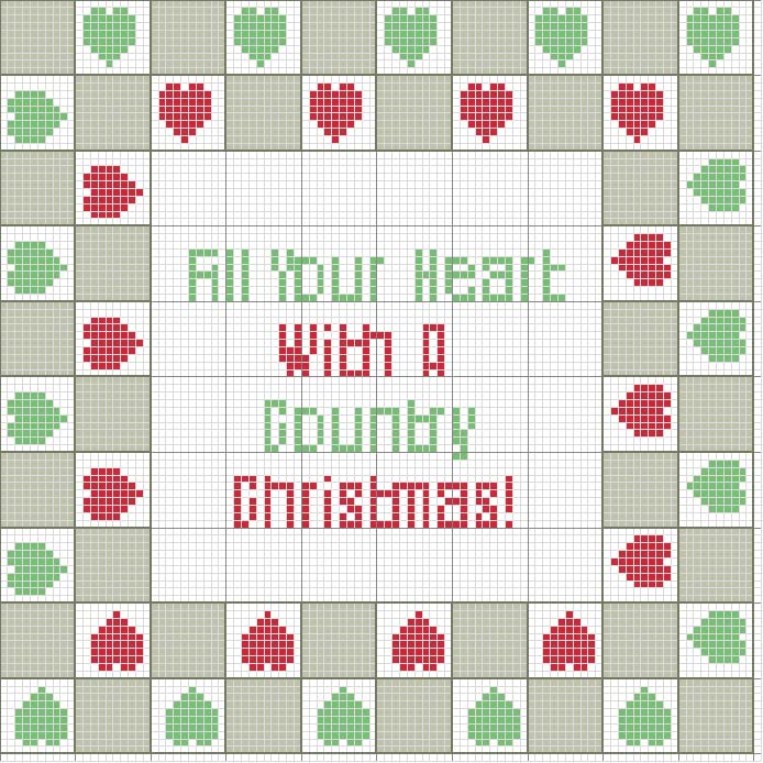 Schema punto croce Cristmas