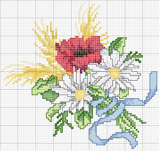 Schema punto croce Estate