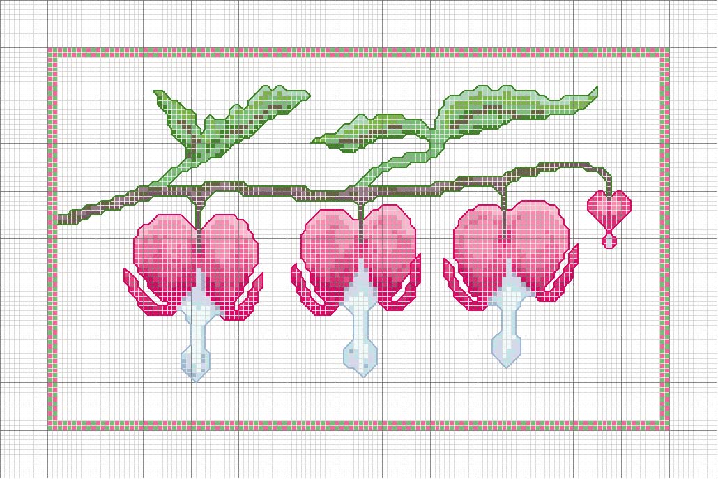 Schema punto croce Frutta