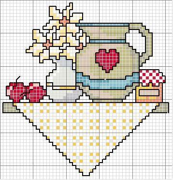 Schema punto croce Giare