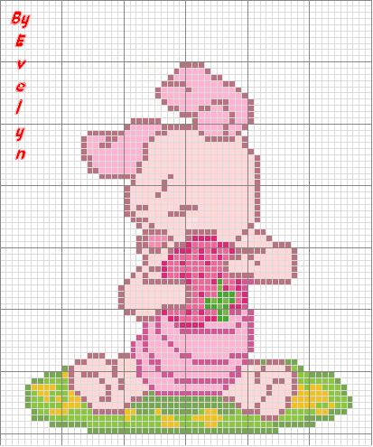 Schema punto croce Pimpi