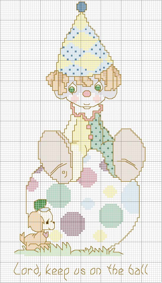 Schema punto croce Precious moment 8