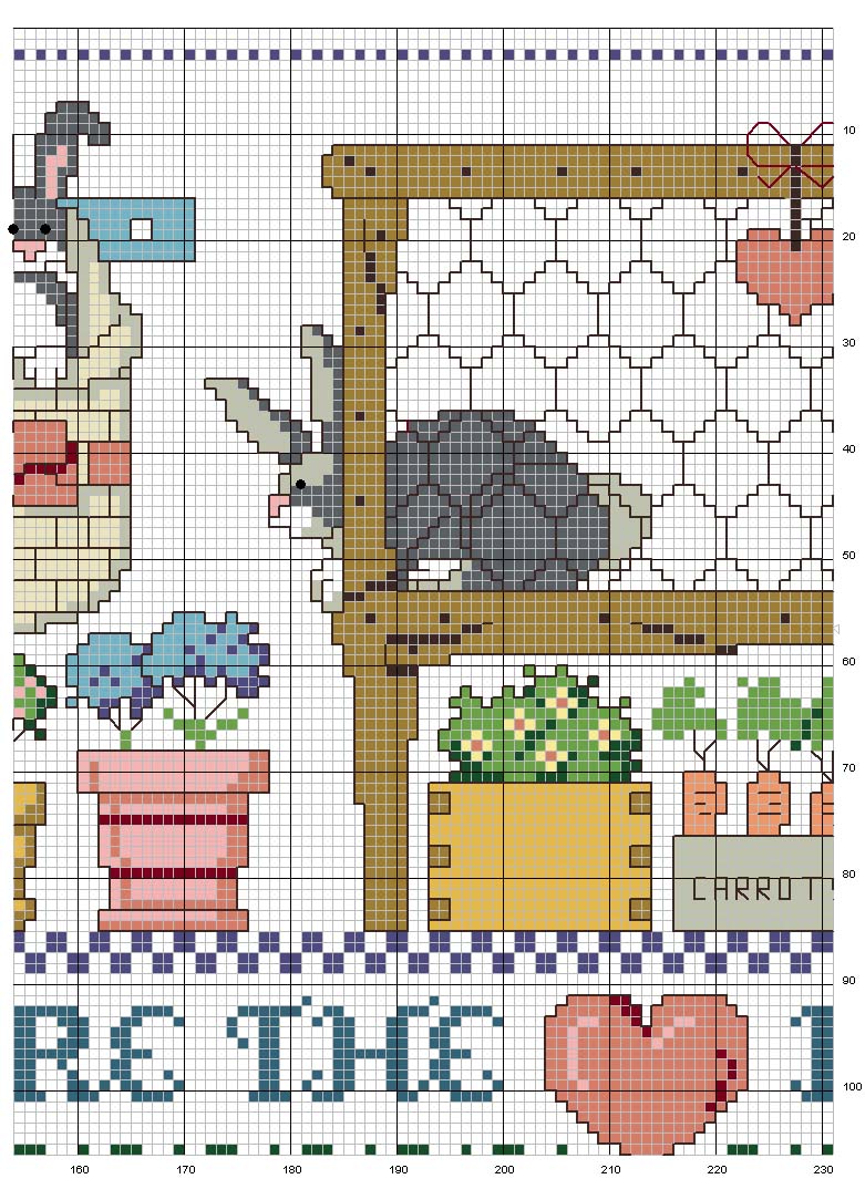 Schema punto croce Quadro country 20