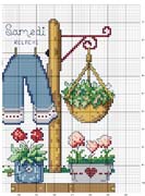 Schema punto croce abiti 4