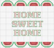 Schema punto croce Angurie