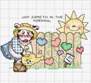 Schema punto croce Buongiorno